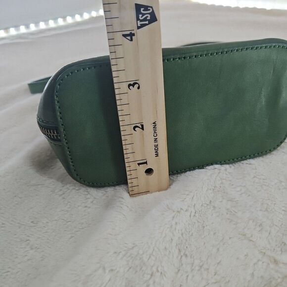 Pratesi Firenze Italian Leather Grass Green shoulder Cross Body‎ Small bag, EUC - Picture 5 of 11
